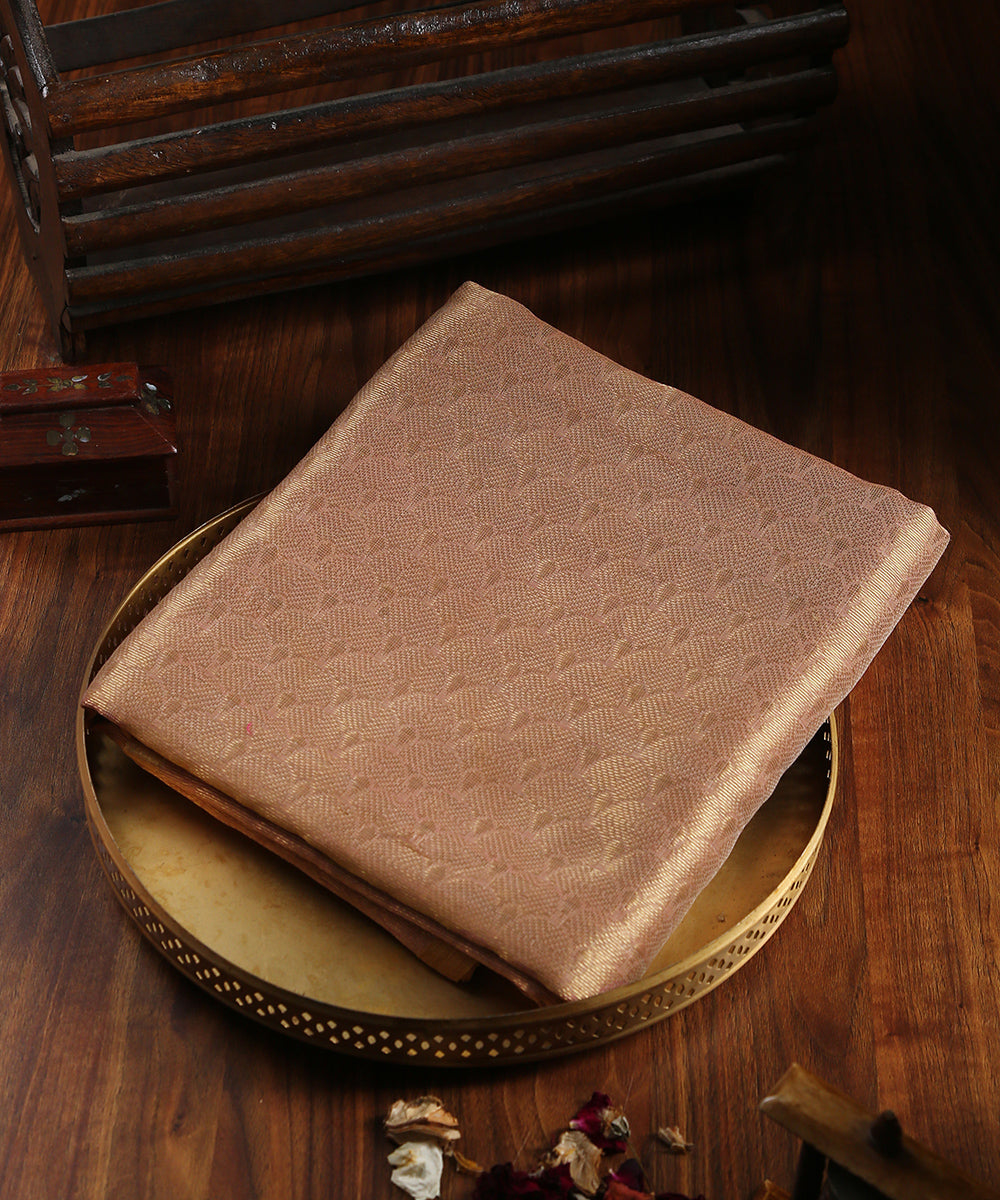 Handloom_Pink_Brocade_Tissue_Chanderi_Fabric_WeaverStory_01