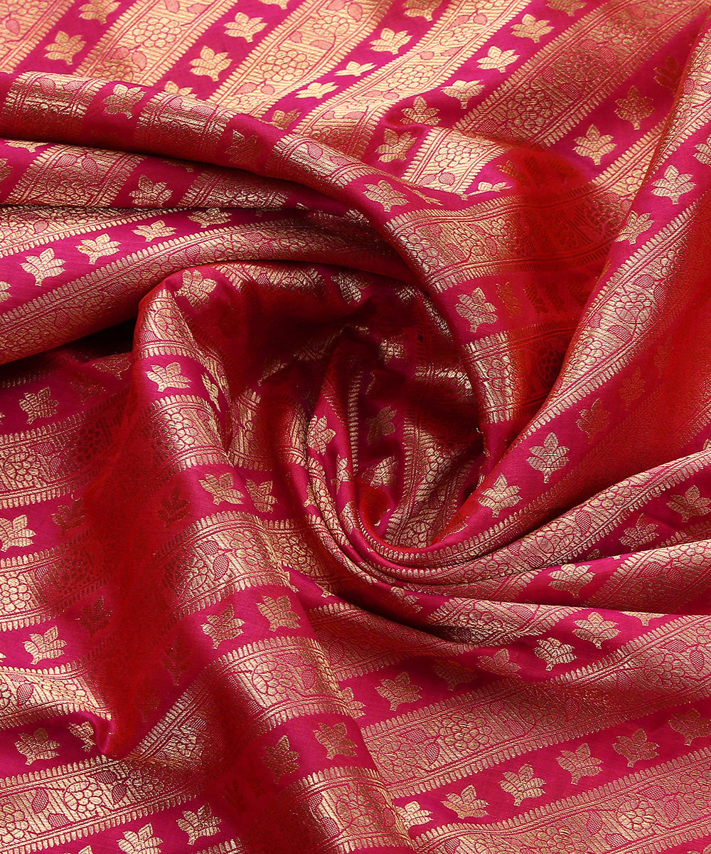 Pink_Handloom_Aada_Bel_Pure_Katan_Silk_Banarasi_Fabric_WeaverStory_05