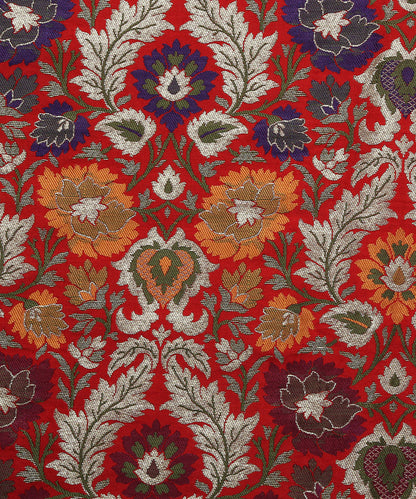 Handloom_Red_Kimkhab_Katan_Silk_Banarasi_Fabric_with_Heavy_Floral_Design_WeaverStory_03