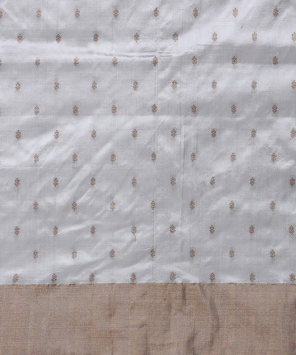 Grey_Handloom_Pure_Katan_Silk_Banarasi_Saree_With_Paisley_Boota_and_plain_Zari_Border_WeaverStory_05