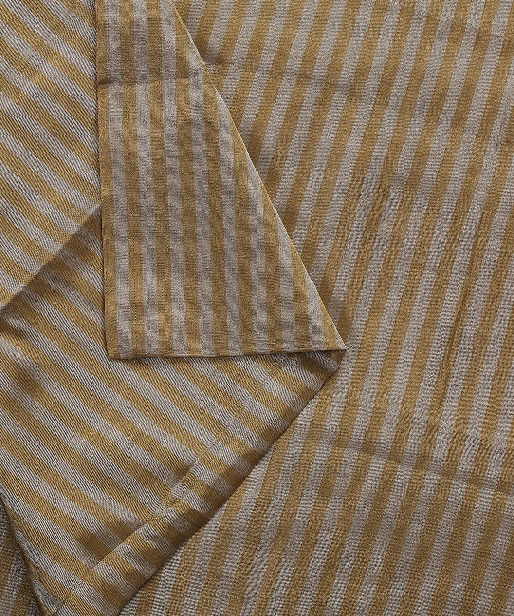 Handloom_Chanderi_Silk_Tissue_Fabric_with_Gold_and_Silver_Stripes_WeaverStory_04