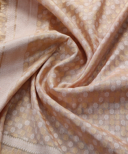 Handloom_Golden_Cotton_Tissue_Banarasi_Dupatta_WeaverStory_05