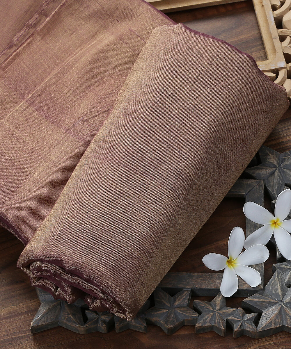 Handloom_Chanderi_Lavender_And_Gold_Zari_Tissue_Fabric_WeaverStory_01