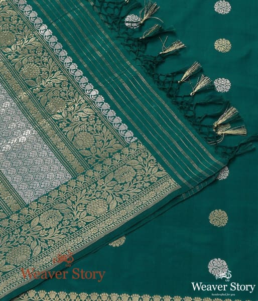 Handloom_Green_Ginni_Booti_Dupatta_WeaverStory_04