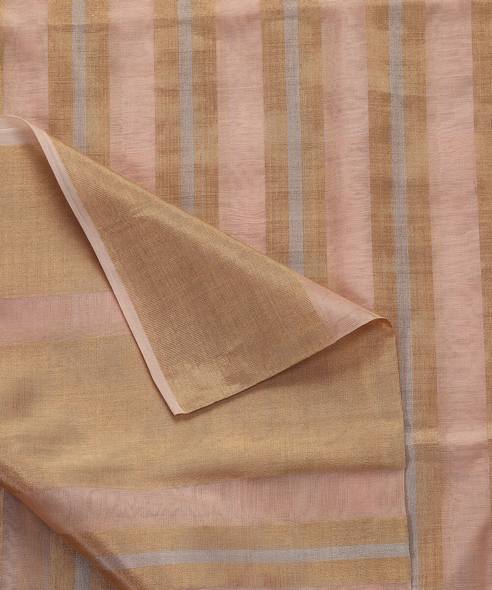 Handloom_Chanderi_Silk_Cotton_Fabric_with_Tissue_Stripes_WeaverStory_04