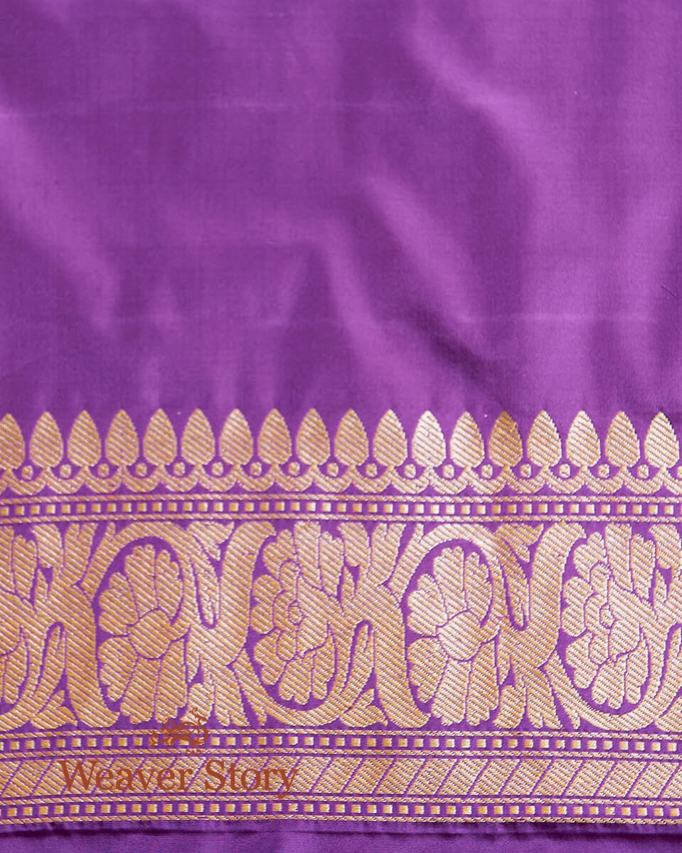 Elegant_and_Royal_Purple_Banarasi_Handloom_Saree_with_Kadhwa_Booti_WeaverStory_05
