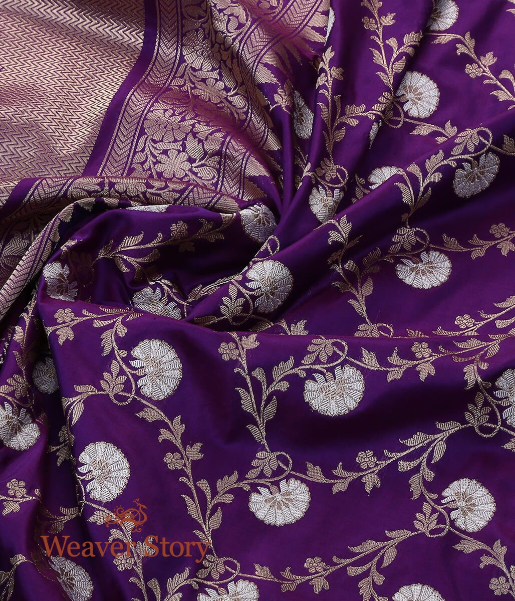 Purple_Pure_Katan_Silk_Banarasi_Handloom_Dupatta_woven_in_Kadhwa_Weave_WeaverStory_05
