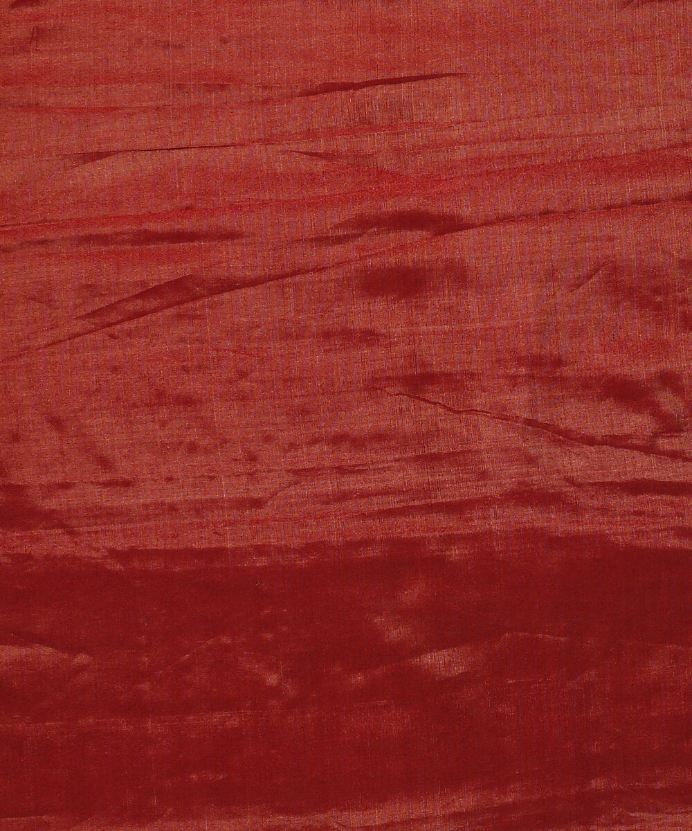 Handloom_Red_And_Gold_Chanderi_Silk_Tissue_Fabric_WeaverStory_02