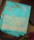 Handloom_Turquoise_Banarasi_Silk_Dupatta_with_Gold_and_Silver_Zari_Jaal_WeaverStory_01