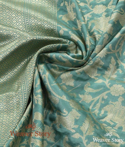 Handloom_Sea_Green_Shikaragah_Dupatta_WeaverStory_05