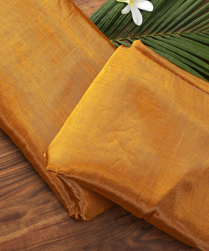 Handloom_Chanderi_Silk_Tissue_Fabric_in_Yellow_Gold_WeaverStory_01