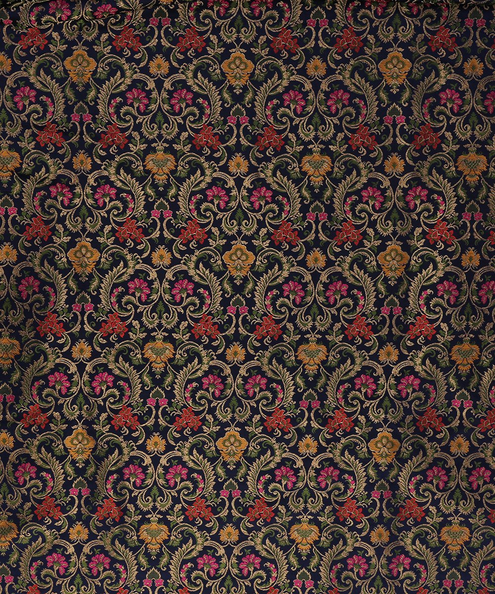 Handloom_Blue_Pure_Katan_Silk_Kimkhab_Banarasi_Fabric_with_Meenakari_WeaverStory_02