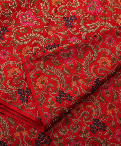 Handloom_Red_Pure_Katan_Silk_Banarasi_Kimkhab_Fabric_with_Meenakari_WeaverStory_04