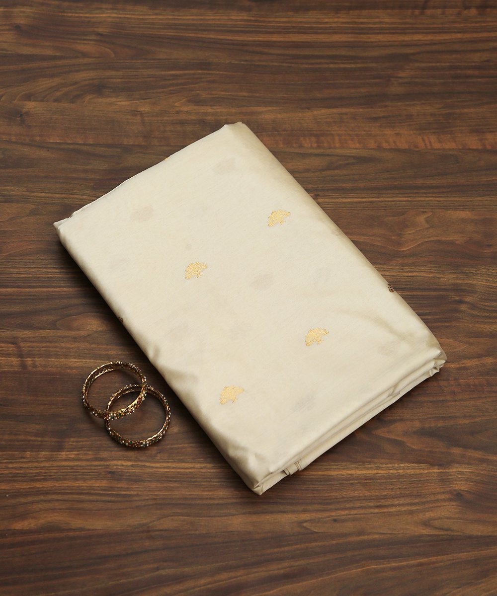 Handloom_Pure_Mulberry_Silk_Kadhwa_Banarasi_Fabric_with_Small_Tree_Motifs_WeaverStory_01