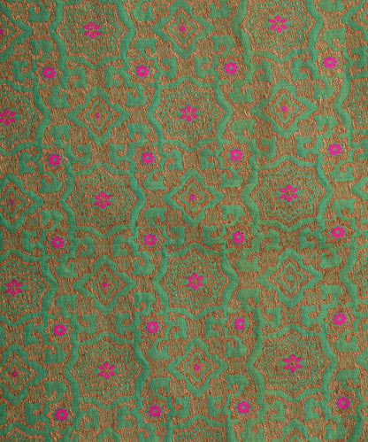 Green_Handloom_Pure_Katan_Silk_Nakshi_Brocade_Banarasi_Fabric_with_Pink_Meenakari_WeaverStory_03