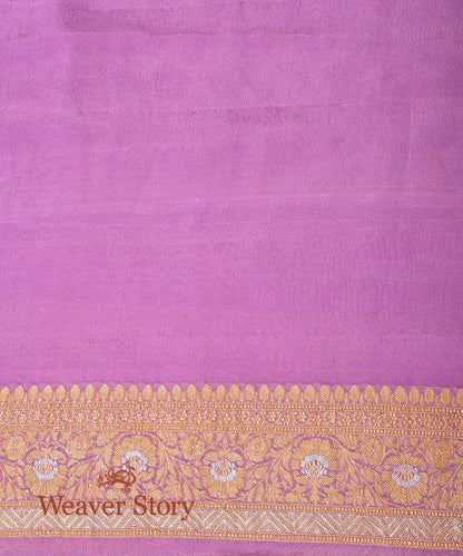 Handloom_Lavender_Banarasi_Georgette_Kadhwa_Saree_with_Jangla_Design_WeaverStory_05