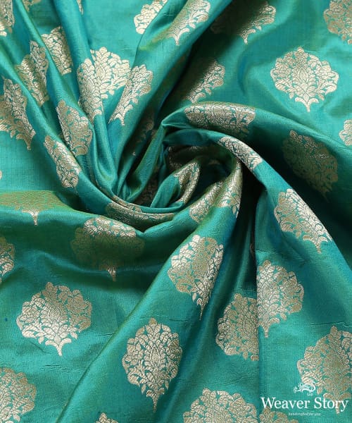 Handloom_Light_Blue_Katan_Silk_Banarasi_Dupatta_with_Cutwork_and_Booti_Design_WeaverStory_05