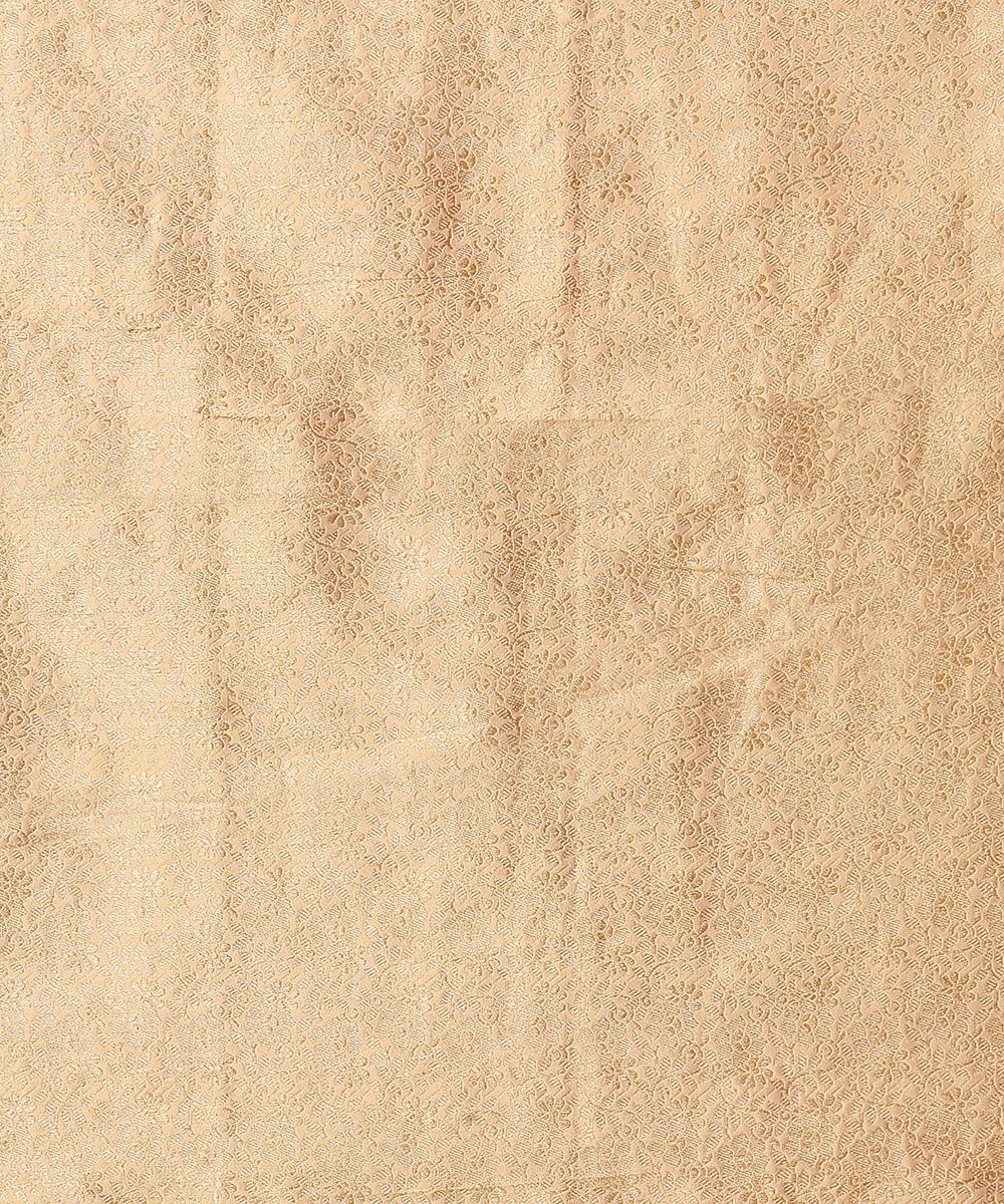 Handloom_Light_Peach_Pure_Katan_Silk_Banarasi_Saree_With_Kadhwa_Booti_and_Badla_Work_WeaverStory_05