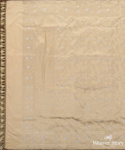 Handloom_Offwhite_Katan_Silk_Banarasi_Dupatta_Gold_And_Silver_Zari_Kadhwa_Jangla_WeaverStory_02
