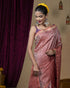 Handloom_Peach_Six_Color_Pure_Katan_Silk_Reshmi_Jamawar_Tanchoi_Saree_With_Zari_Border_WeaverStory_01