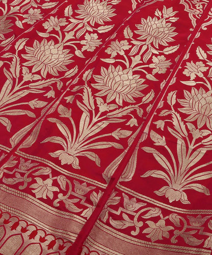 Handloom_Pink_Cutwork_Katan_Silk_Banarasi_Lehenga_with_Floral_Design_WeaverStory_03