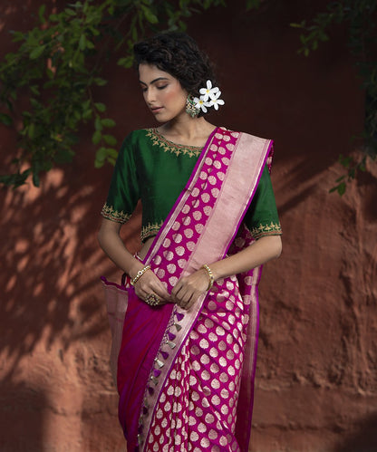 Handloom_Plum_Cutwork_Katan_Silk_Banarasi_Saree_with_Booti_WeaverStory_01