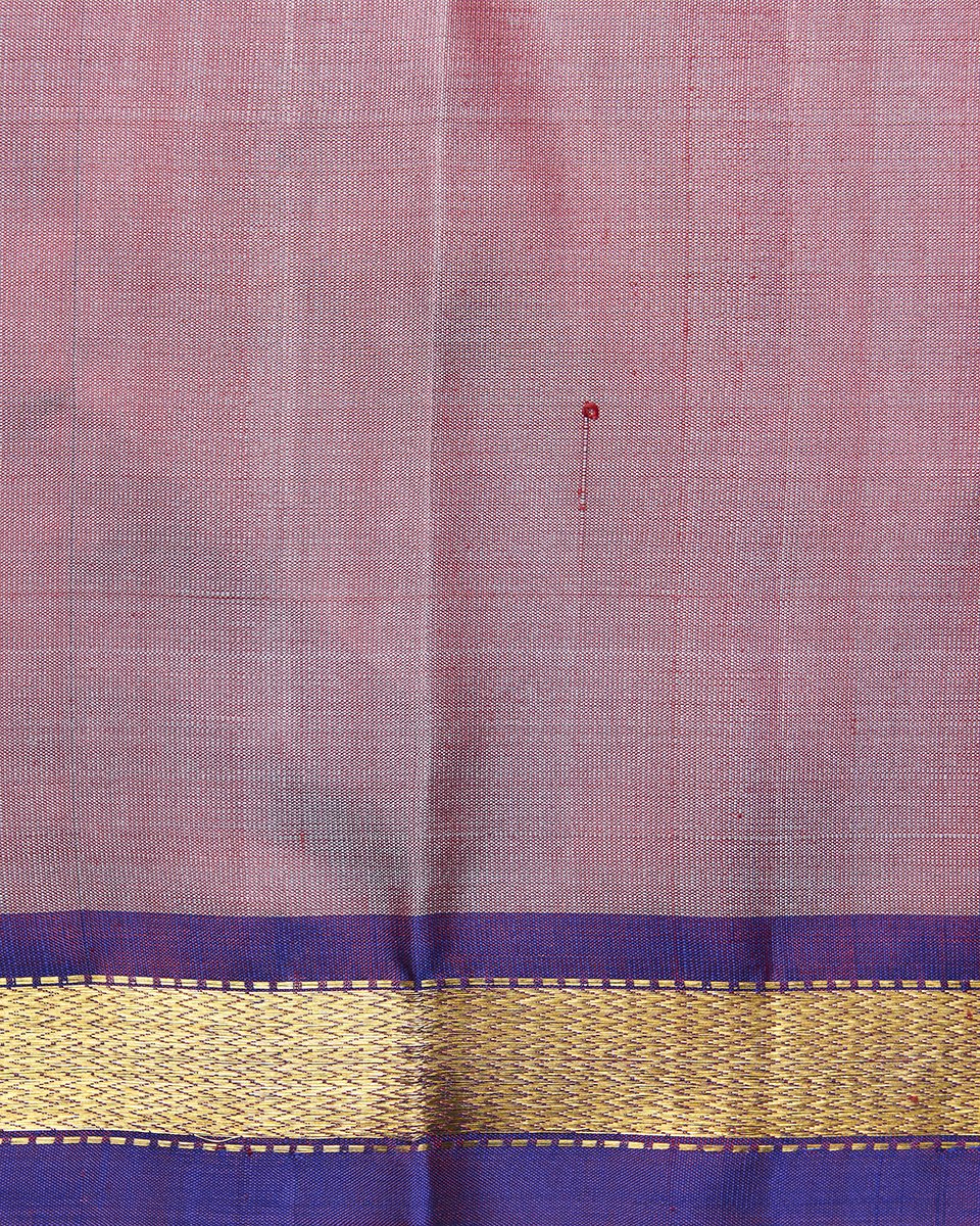 Handloom_Purple_Kanjivaram_Silk_Saree_With_Mauve_Border_WeaverStory_05