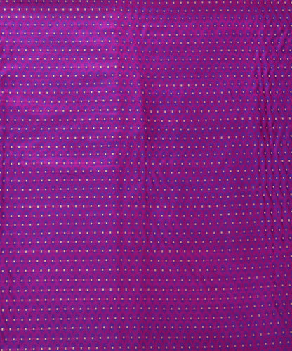 Handloom_Purple_and_Blue_Dual_Tone_Pure_Katan_Silk_Zari_Booti_Banarasi_Fabric_WeaverStory_02