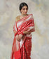Handloom_Red_All_Over_Banarasi_Saree_With_Jangla_Weave_WeaverStory_01