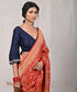 Handloom_Red_Banarasi_Georgette_Woven_Saree_with_Gold_and_Silver_Zari_Jaal_WeaverStory_01