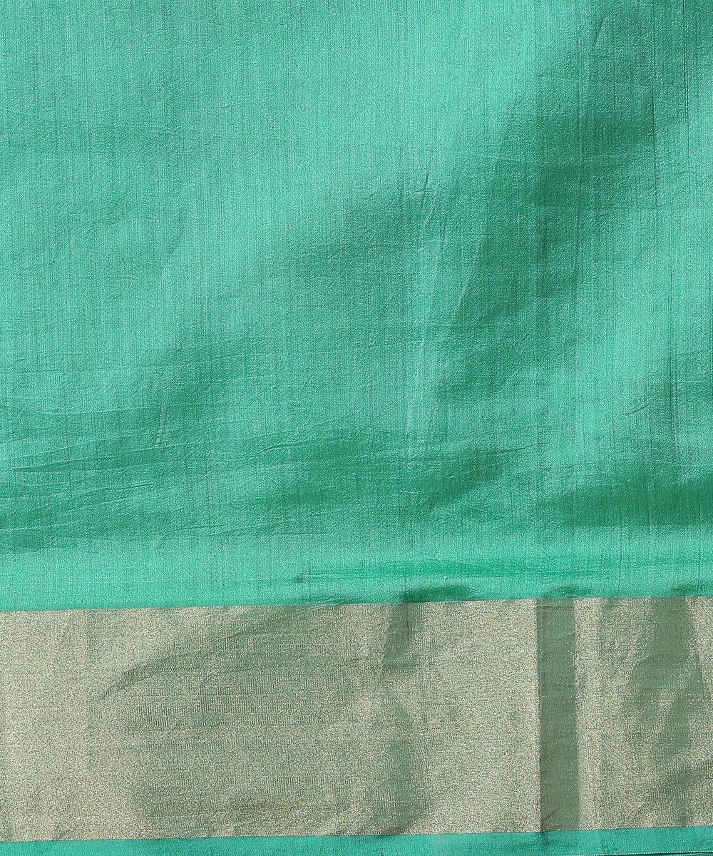 Handloom_Sea_Green_Pure_Mulberry_Silk_Banarasi_Saree_with_Booti_WeaverStory_05