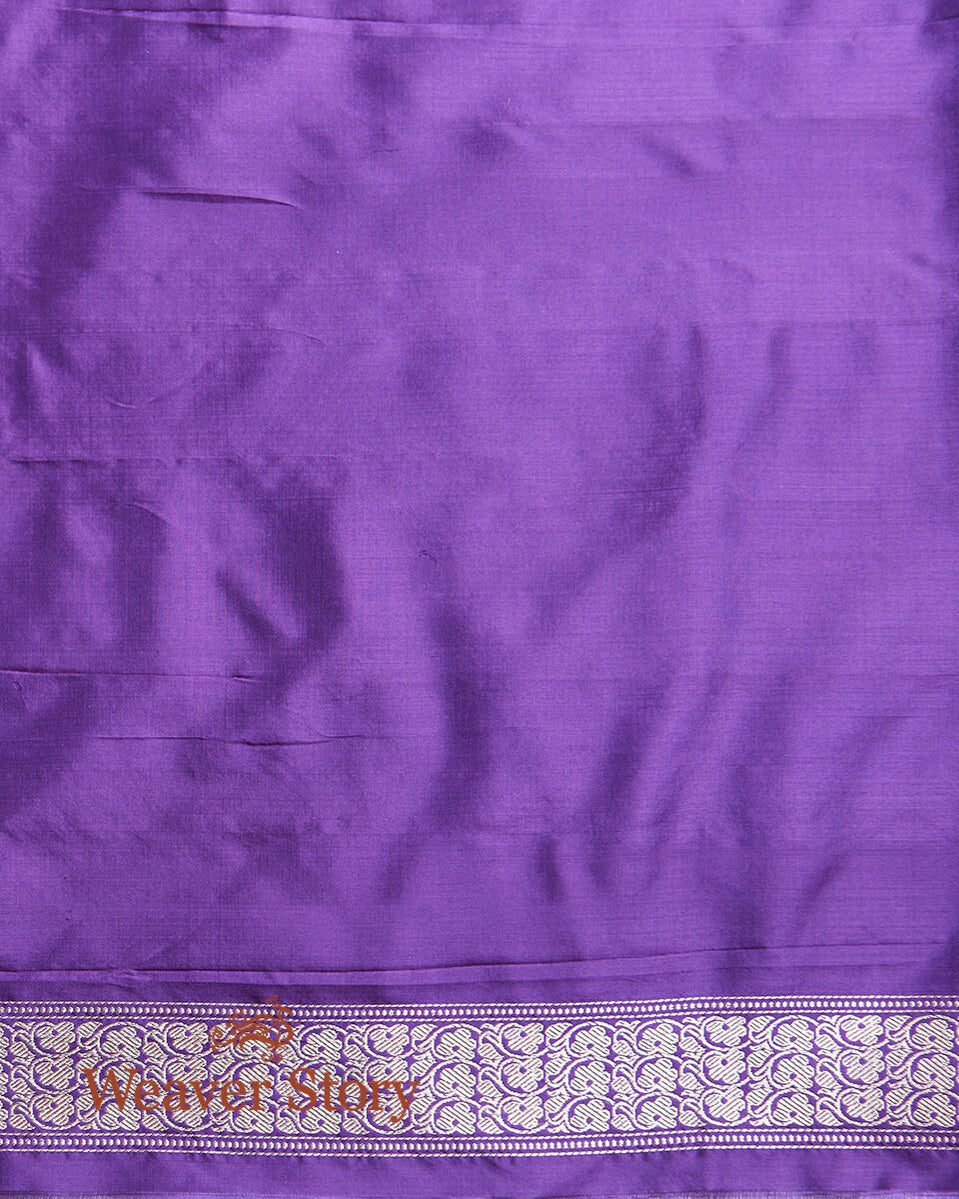 Purple_Katan_Silk_Banarasi_Saree_with_Kadhwa_Booti_and_Meenakari_WeaverStory_05