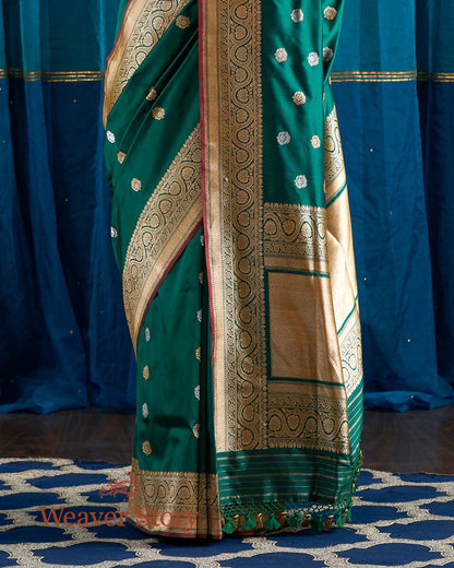 Emerald_Green_Katan_Silk_Handloom_Banarasi_Saree_WeaverStory_04