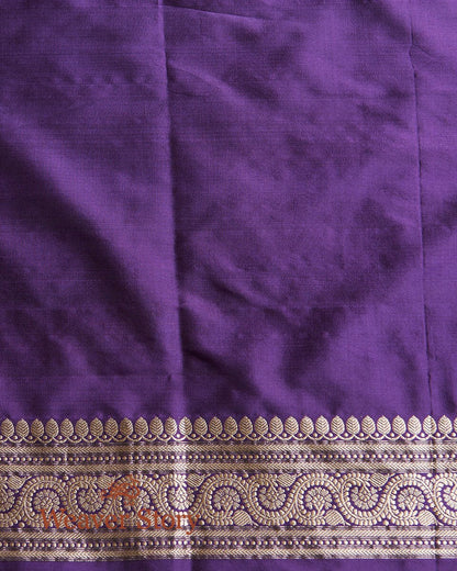Handloom_Purple_Saree_with_Nandi_Motifs_woven_in_Gold_Zari_WeaverStory_05