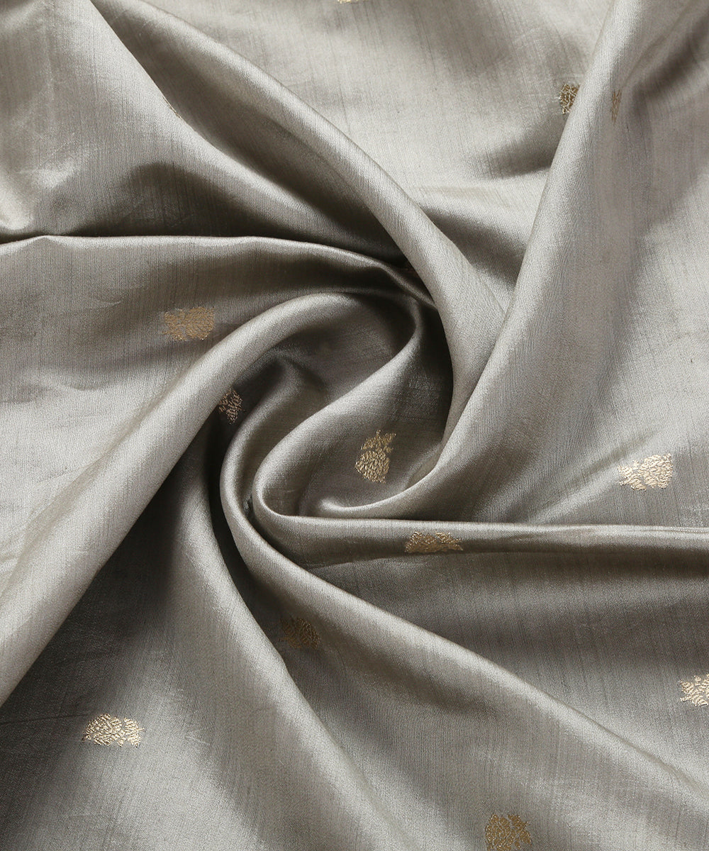 Grey_Handloom_Banarasi_Silk_Dupatta_with_Bootidar_Design_WeaverStory_05