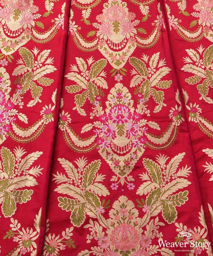 Handloom_Rani_Pink_Kimkhab_Banarasi_Katan_Silk_Lehenga_WeaverStory_04