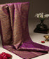 Purple_Pure_Satin_Silk_Banarasi_Jamawar_Handloom_Fabric_with_Birds_WeaverStory_01