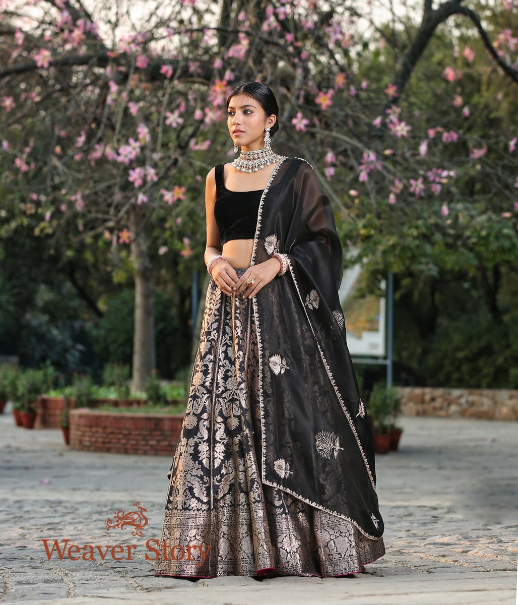 Buy Stunning Multi Color Floral Printed Banglory Silk Wedding Lehenga Choli  With Dupatta from Designer Lehenga Choli