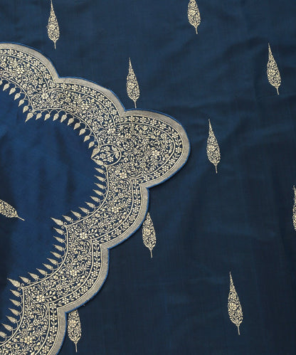 Indigo_Handloom_Blue_Pure_Katan_Silk_Scallop_Border_Banarasi_Dupatta_WeaverStory_05