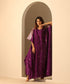 Handloom_Purple_Chiniya_Silk_Kaftan_With_Plain_Glaze_Cotton_Silk_Pants_WeaverStory_04
