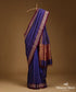Purple_Twill_Weave_Pure_Mulberry_Silk_Saree_With_Horizontal_Zari_Lines_WeaverStory_01