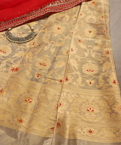 Handloom_Gold_Pure_Tissue_Silk_Banarasi_Lehenga_WeaverStory_01