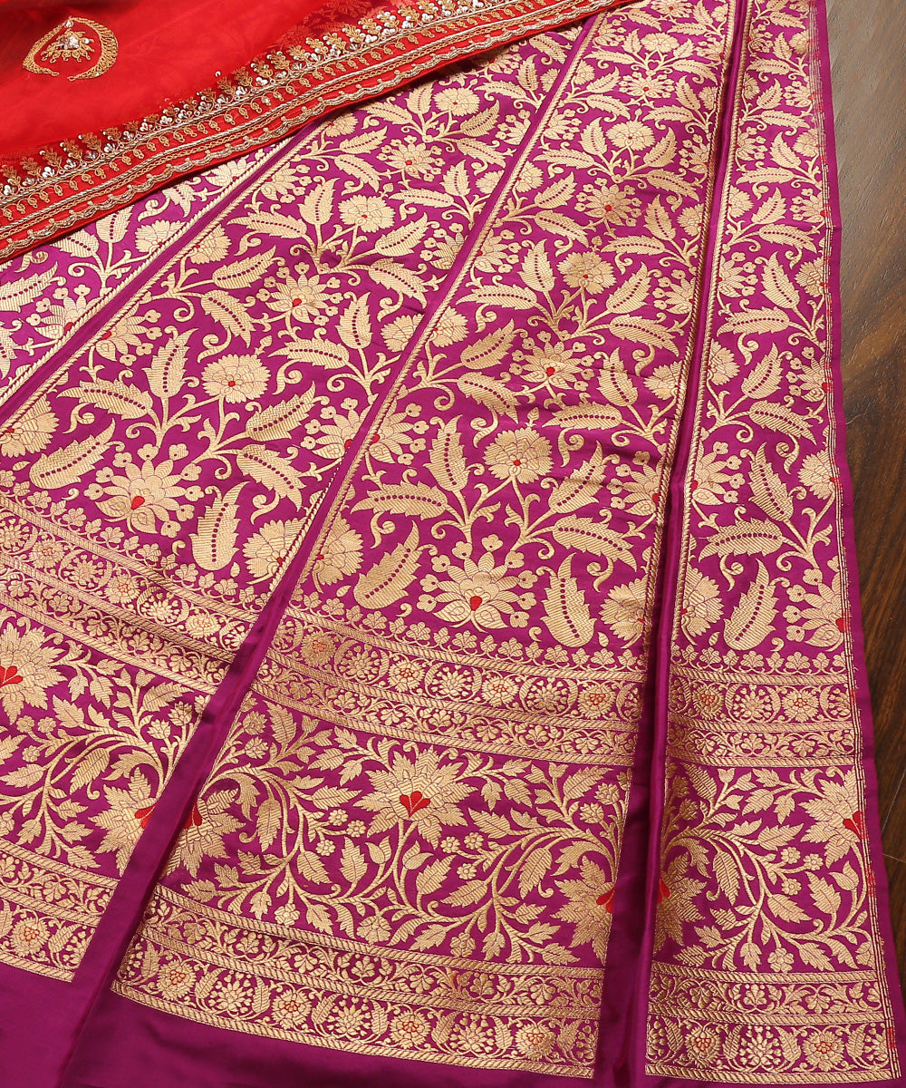 Handloom_Purple_Pure_Katan_Silk_Brocade_Banarasi_Lehenga_With_Meenakari_WeaverStory_01