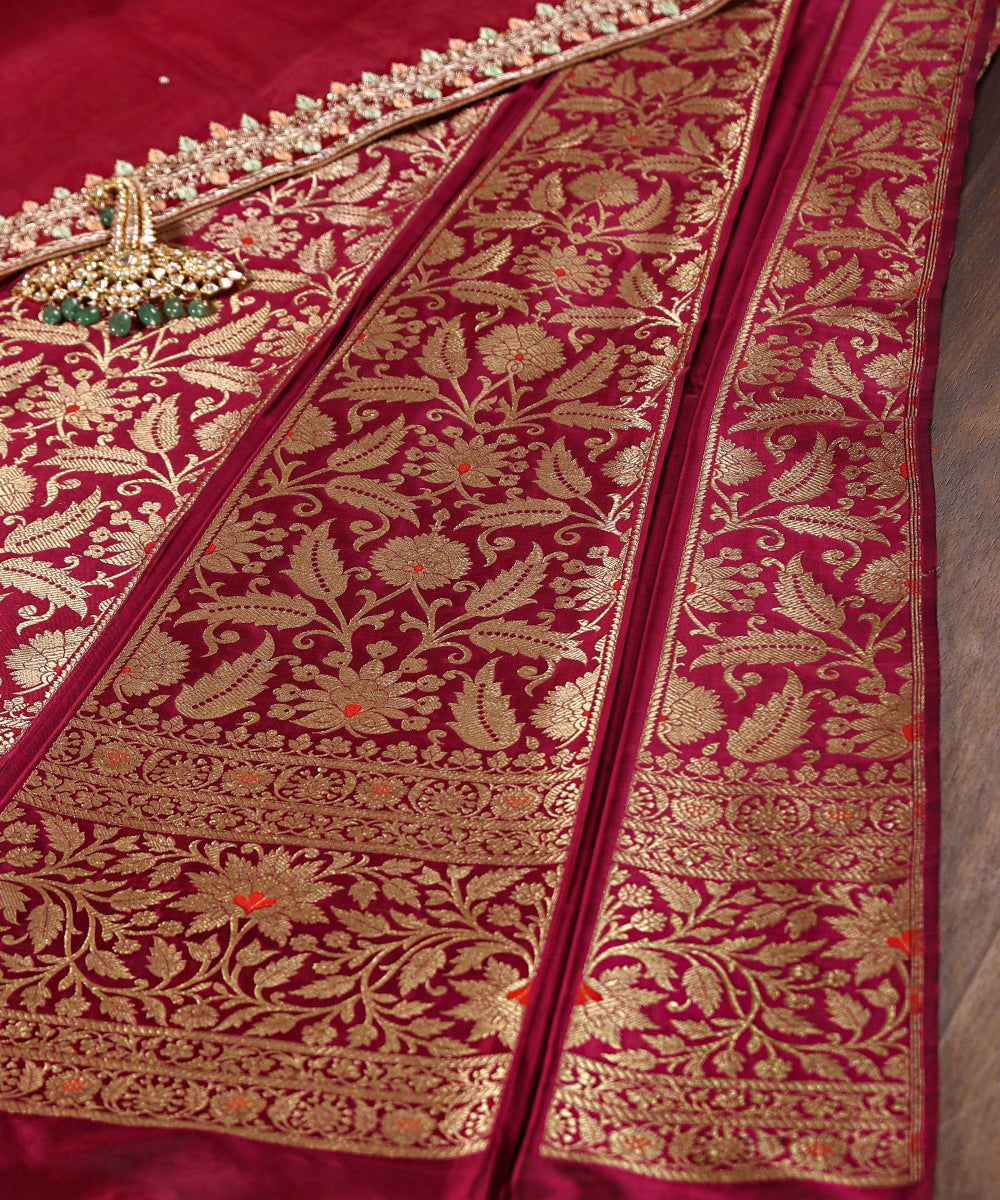 Dark_Purple_Handloom_Pure_Katan_Silk_Banarasi_Lehenga_With_Antique_Zari_WeaverStory_01