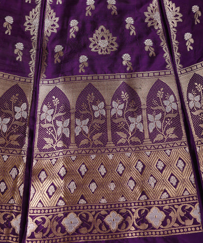 Purple_Handloom_Pure_Katan_Silk_Kimkhab_Banarasi_Lehenga_With_Kadhwa_Meenakari_WeaverStory_03