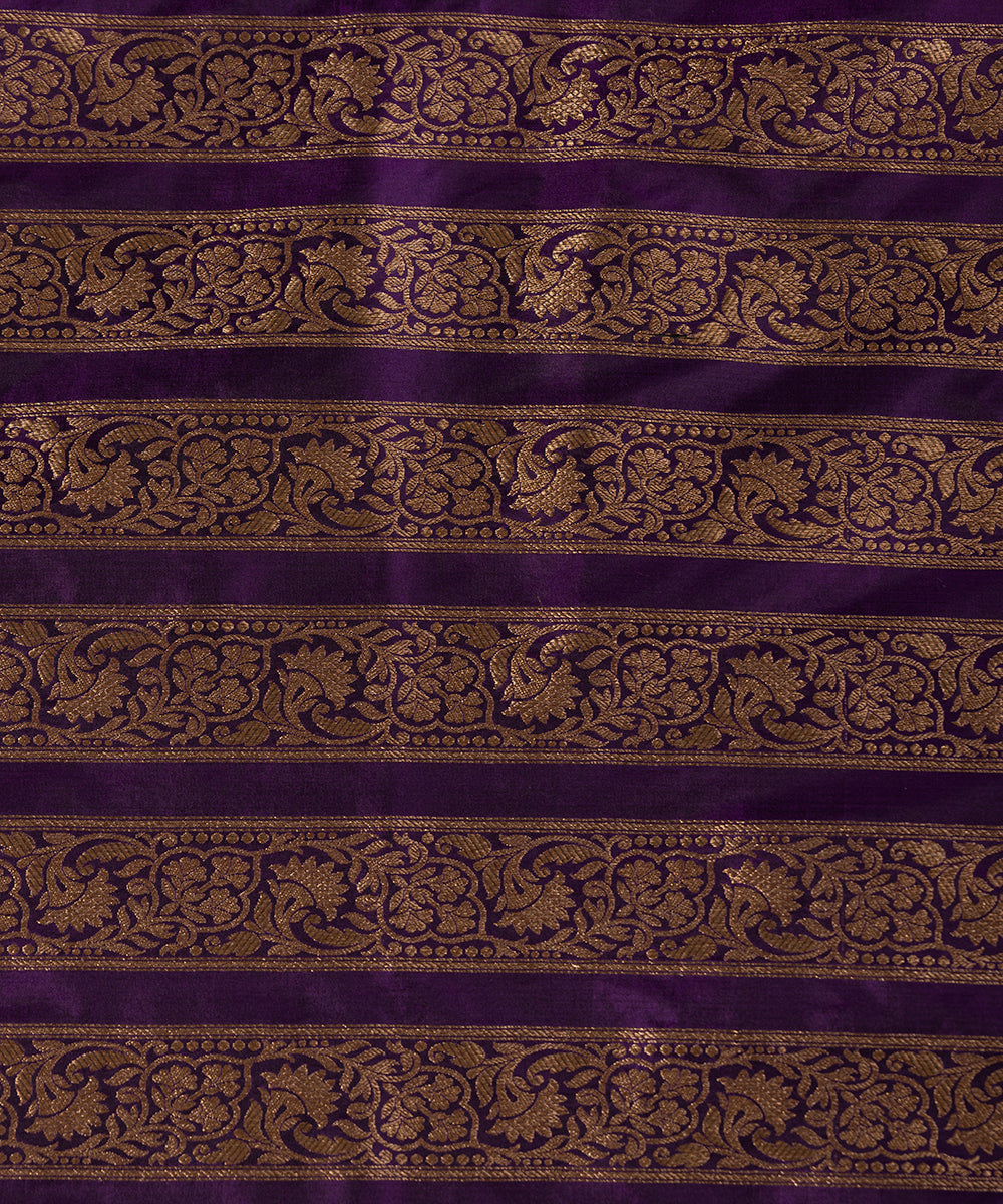 Purple_Handloom_Pure_Katan_Silk_Banarasi_Lehenga_With_Antique_Zari_WeaverStory_06