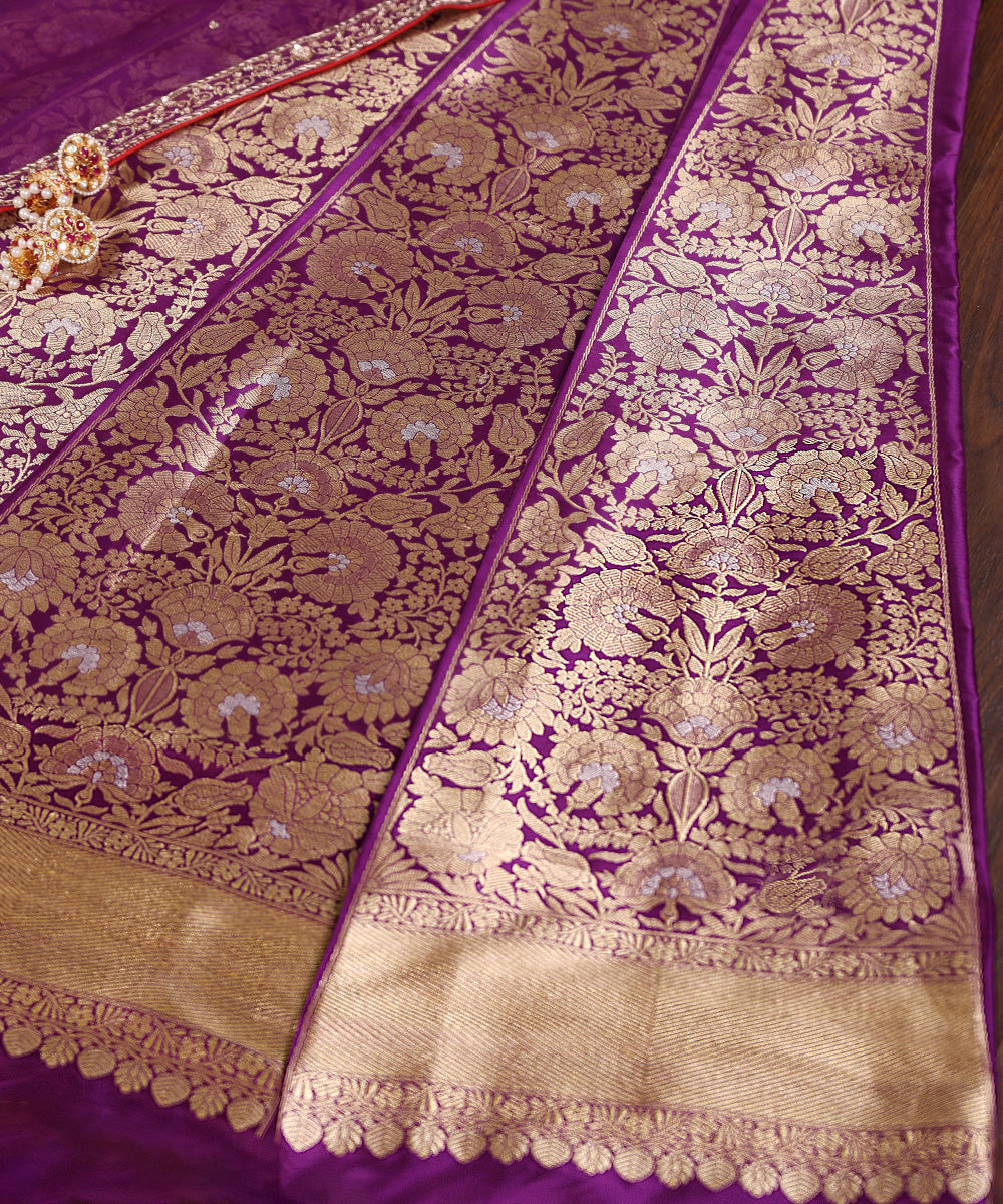 Handloom_Purple_Pure_Katan_Silk_Brocade_Banarasi_With_Meenakari_WeaverStory_01