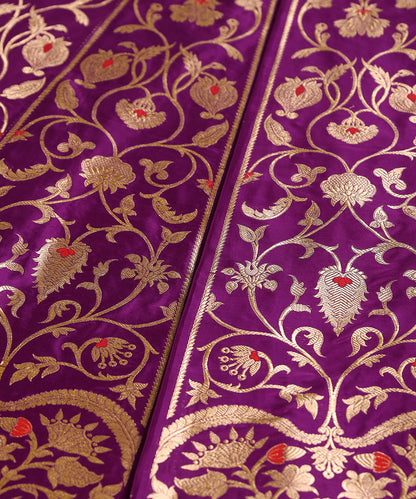 Purple_Handloom_Pure_Katan_Silk_Banarasi_Lehenga_With_Meenakari_WeaverStory_04