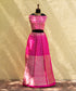 Handloom_Hot_Pink_Pure_Katan_Silk_Banarasi_Lehenga_with_Meenakari_Skirt_Border_WeaverStory_01