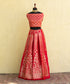 Red_Handloom_Pure_Katan_Silk_Banarasi_Lehenga_with_Antique_Zari_Cutwork_Weave_WeaverStory_01